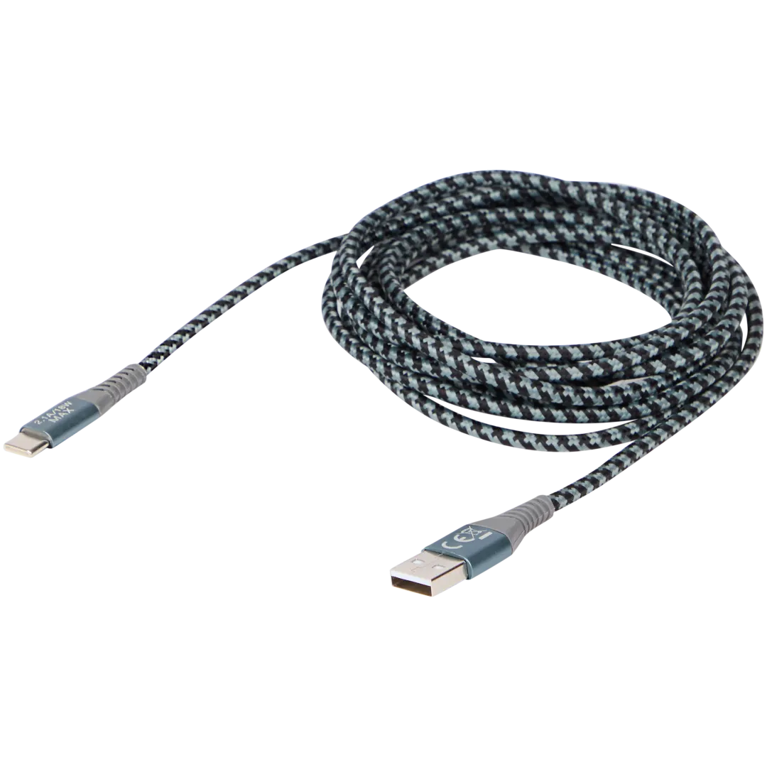Sologic laad- en datakabel USB-C 3 meter | diverse kleuren