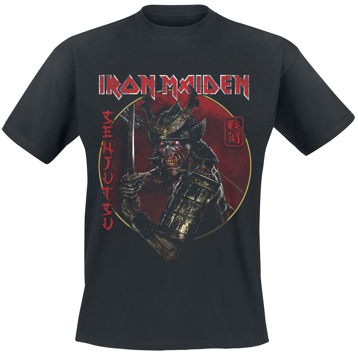 Senjutsu Eddie Gold Circle | Iron Maiden T-Shirt Manches courtes