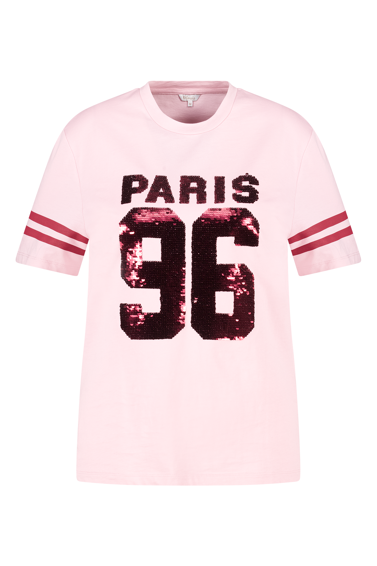 T-shirt met pailletten Licht pink