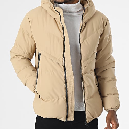 Doudoune Capuche Beige