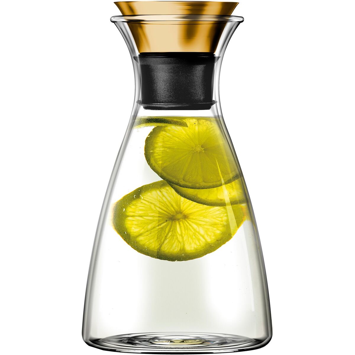 Dryppfri karaffel, 1 liter, messing
