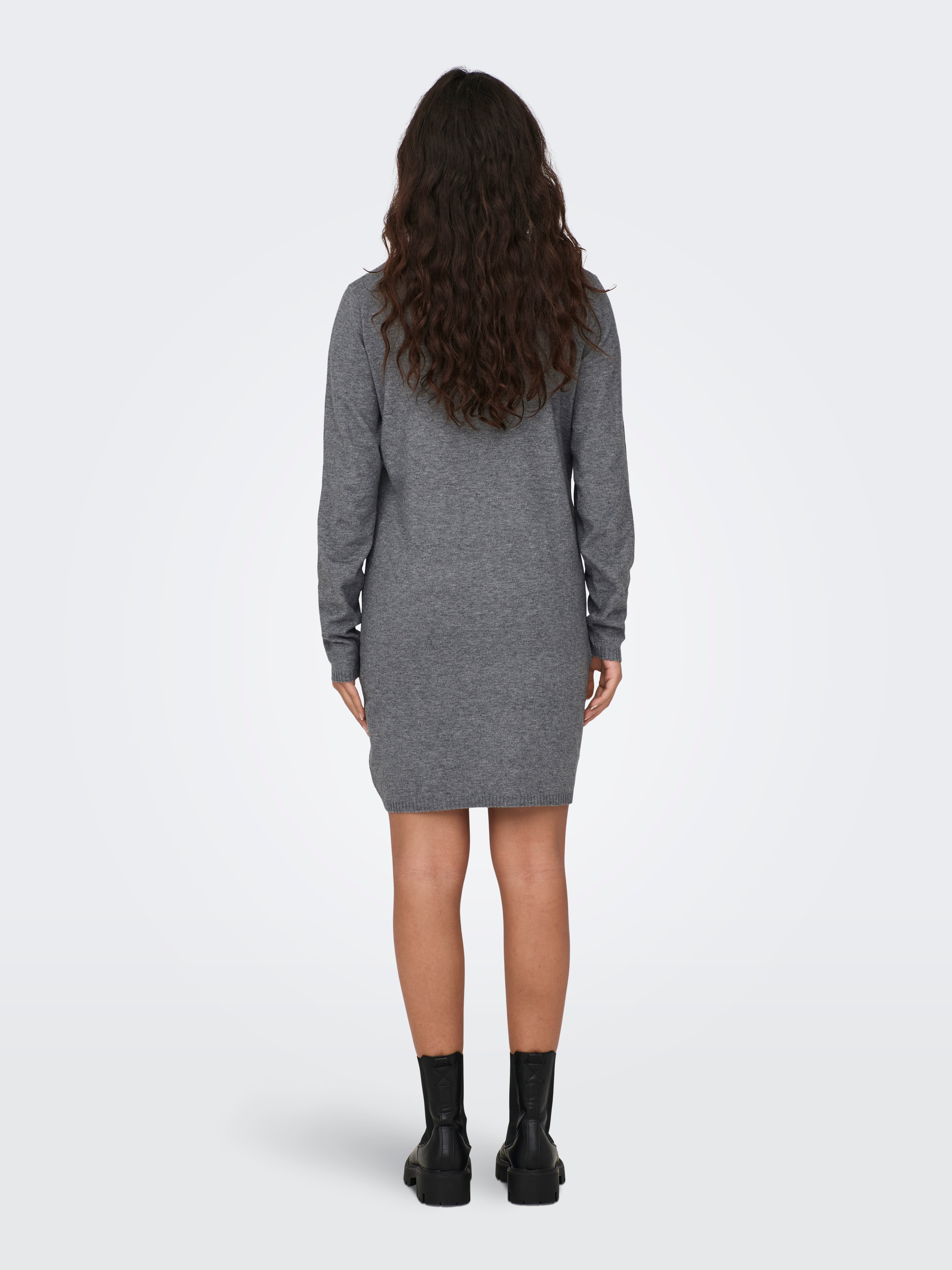 JDYPRIME Kurzes Kleid Medium Grey Melange