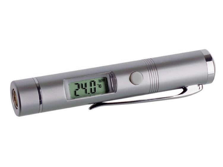 TFA Dostmann Infrarot-Messgerät Flash Pen Infrarot-Thermometer mit robustem Metallgehäuse und Klipp