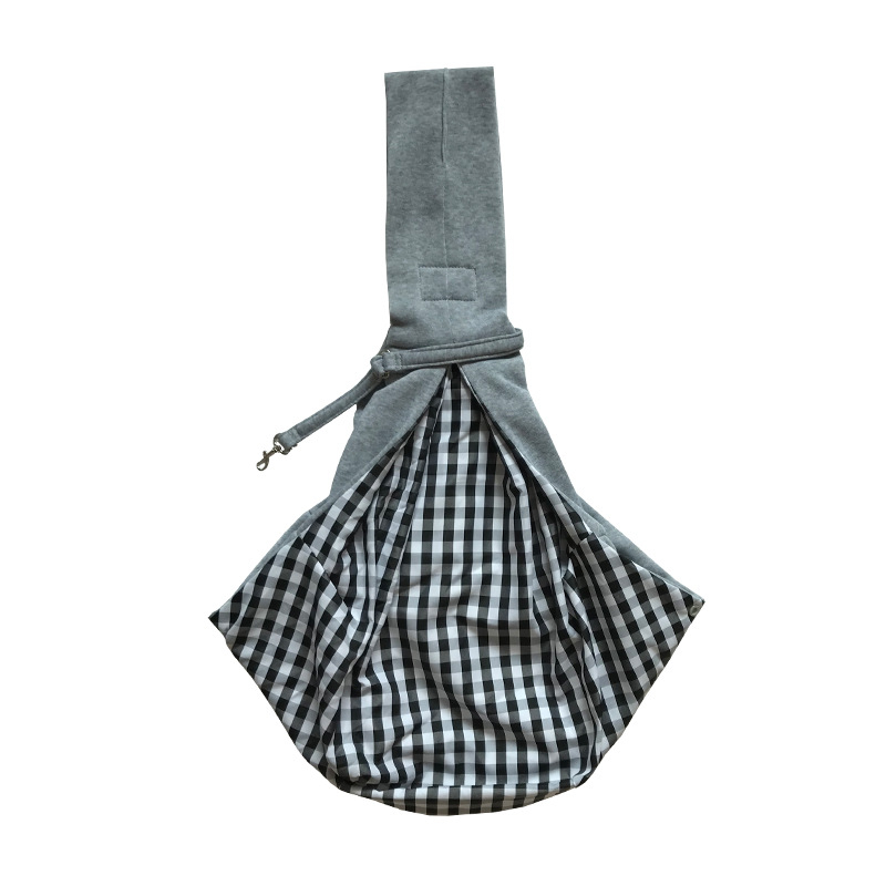 (70x31cm) Haustier Reise Transporttasche Schulter Umhänge Tasche für Hunde / Katzen - Grau