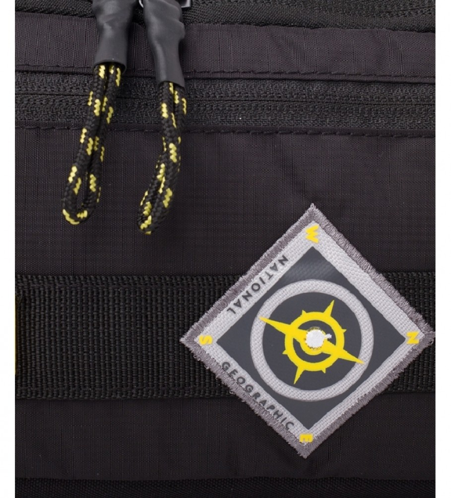 Bolsa de ombro National Geographic New Explorer preta - 15 x 12,75 x 37 cm