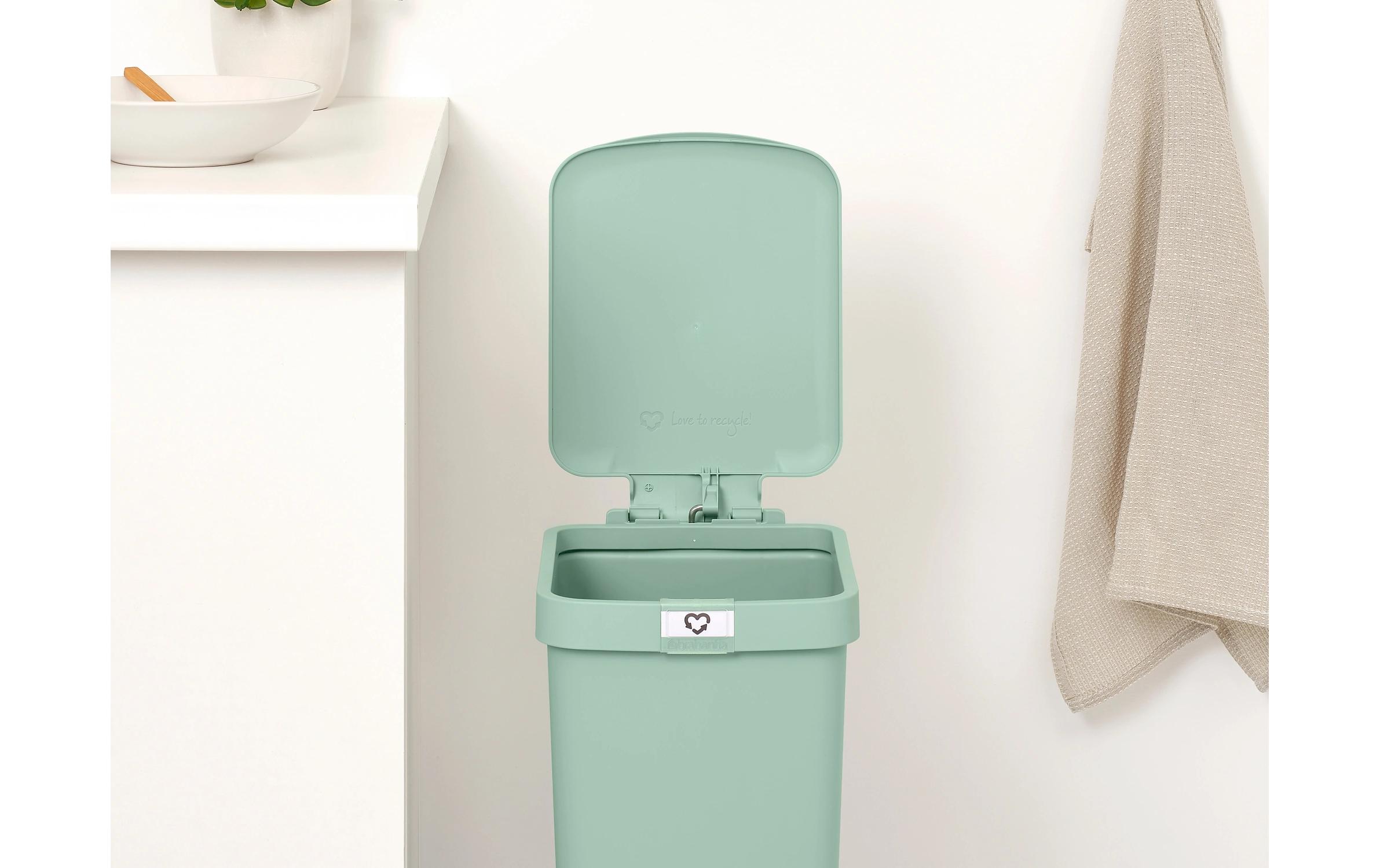 Recyclingbehälter StepUp 16 l, GrünTreteimer für Recycling Materialien
