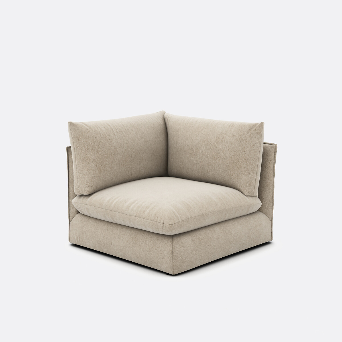 LA REDOUTE INTERIEURS<br>Canto modular, poliéster mosqueado, Malo