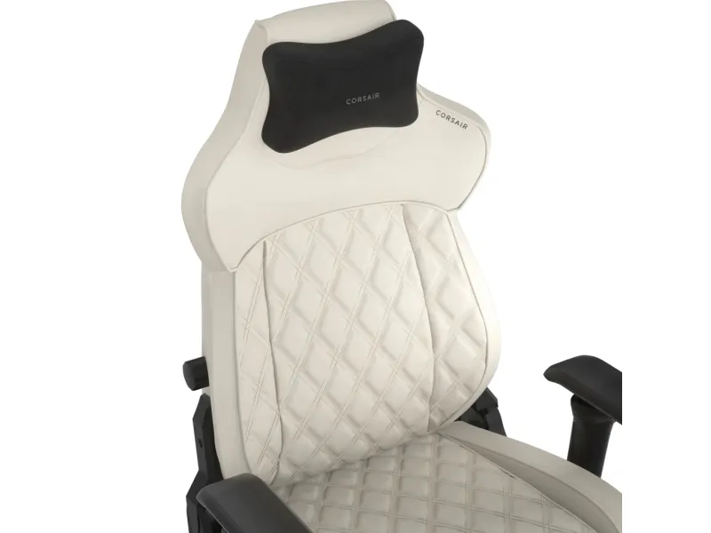 CORSAIR TC500 LUXE - Spillestol - armstøtter - T-formet - vippe - drejeled - tekstil - frost