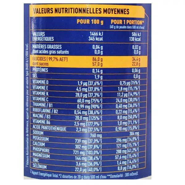 Bebida Hidratante Apurna para Esforço e Desempenho, Sabor Chá de Pêssego, 500g