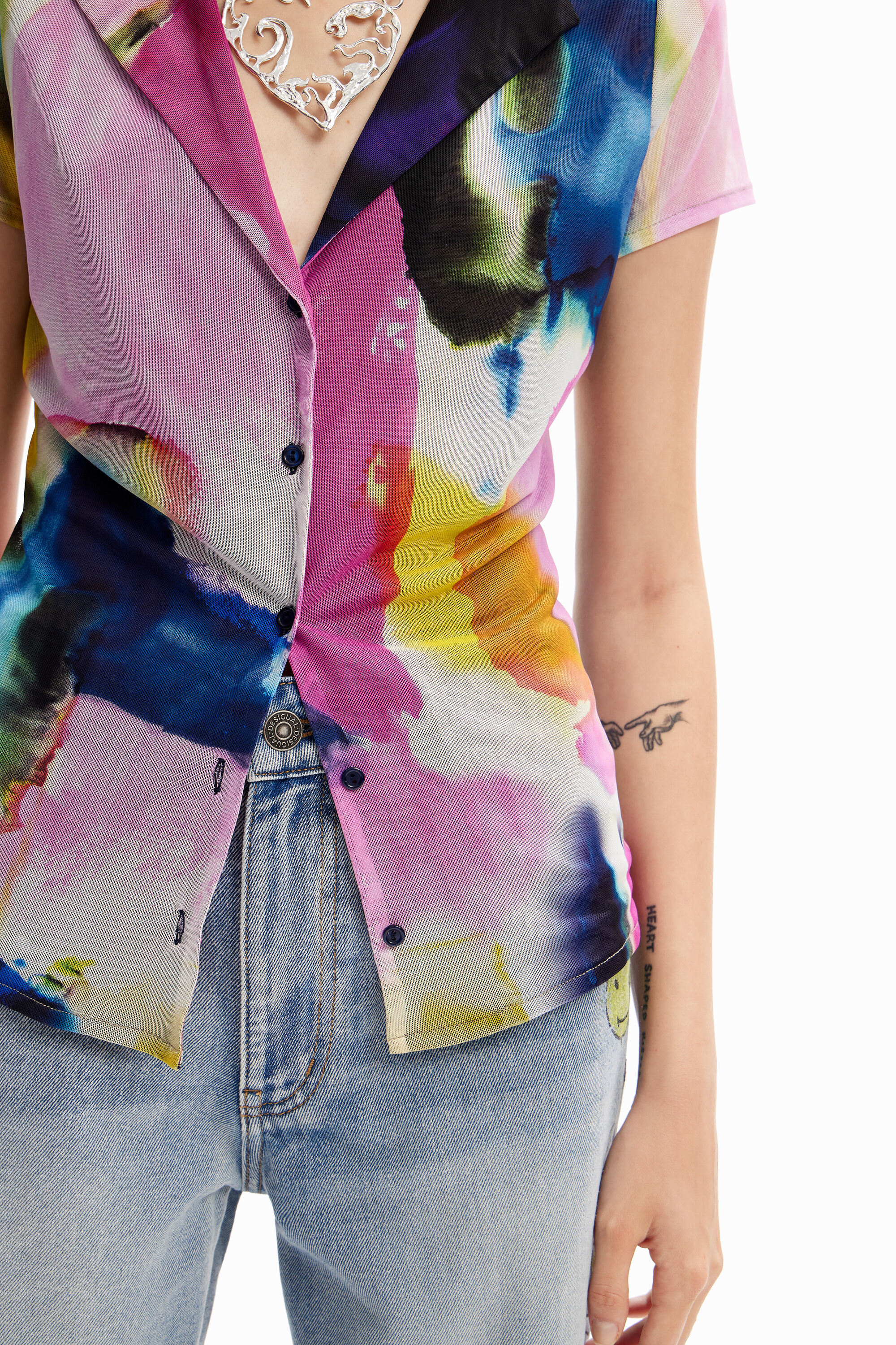 T-shirt resort tulle aquarelle