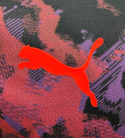 Puma T-Shirt - IndividualCUP Jr - Schwarz m. Print