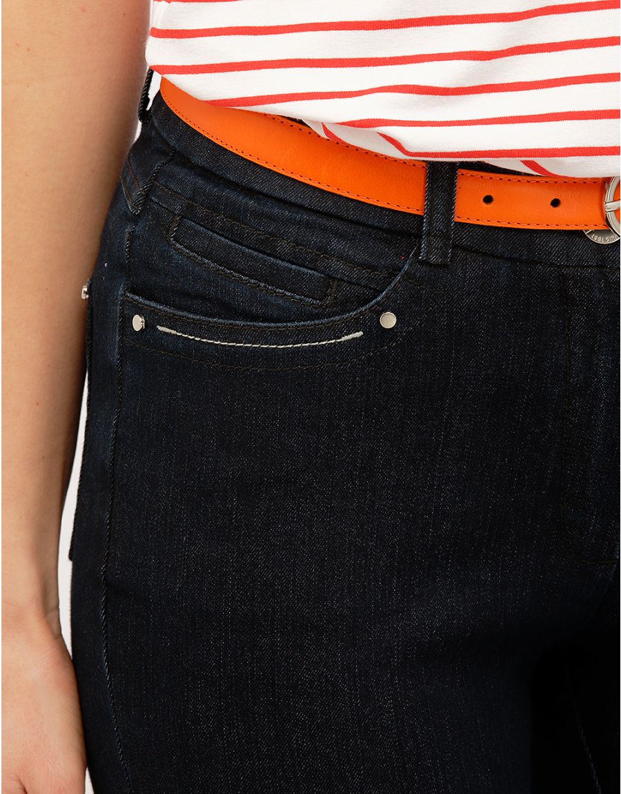 Pantalon slim jean bleu