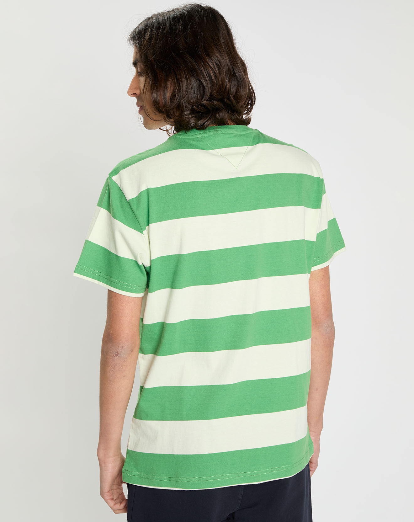 Tommy Jeans T-Shirt Tonal rayé blanc/vert