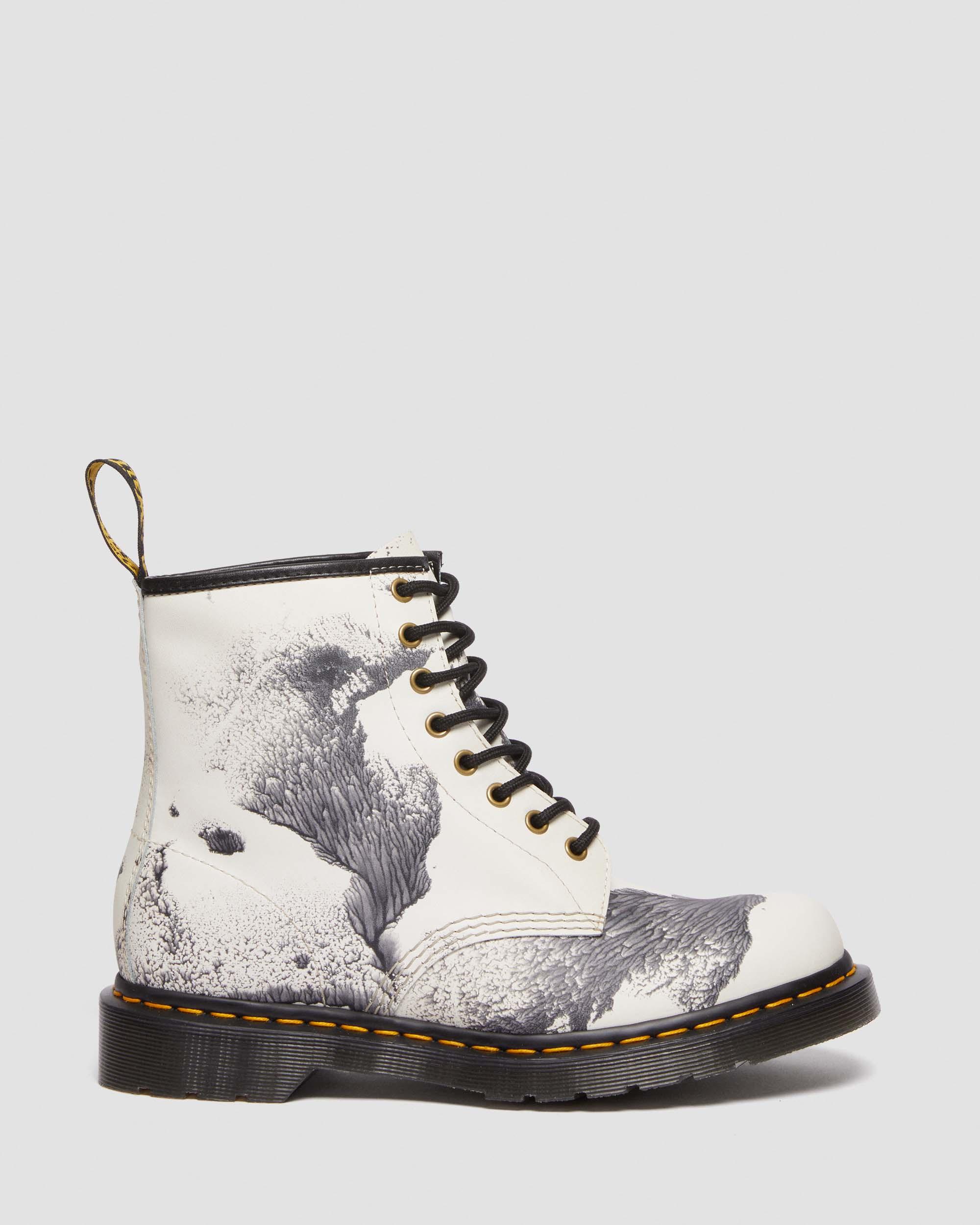 1460 Tate 'Decalcomania' Backhand Leather Lace Up Boots