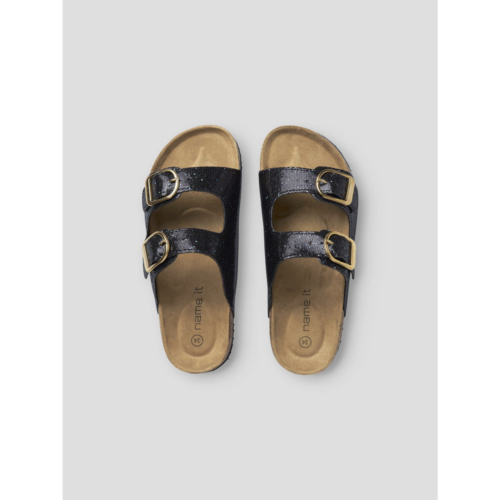 Køb Name It Black Glitter Nkfflora Sandal