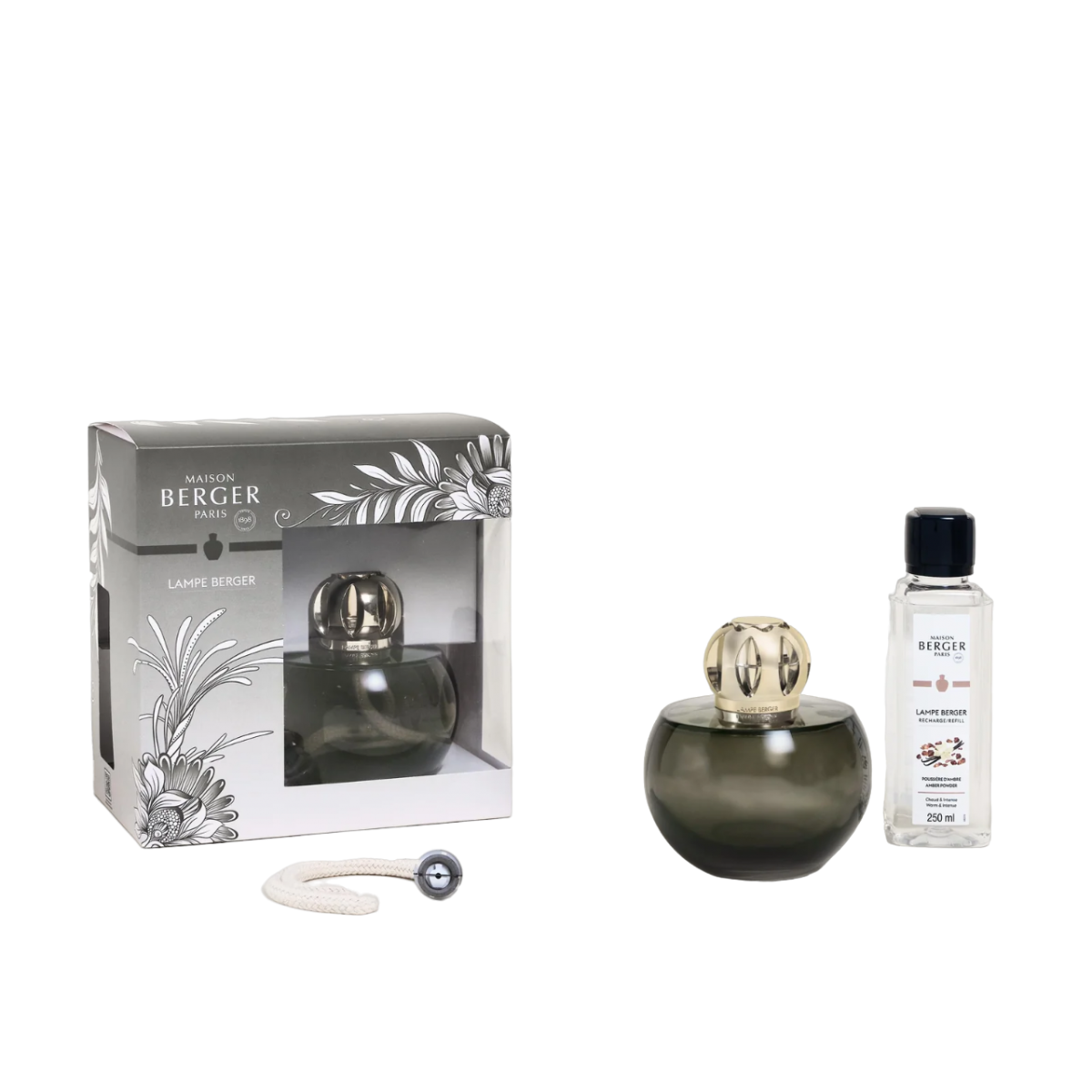 Maison Berger Paris Holly Gris Mousse Coffret Lampe Berger