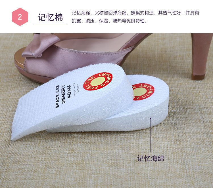 HATHA - Memory Foam Hoogte Verhogende Schoen Binnenzool