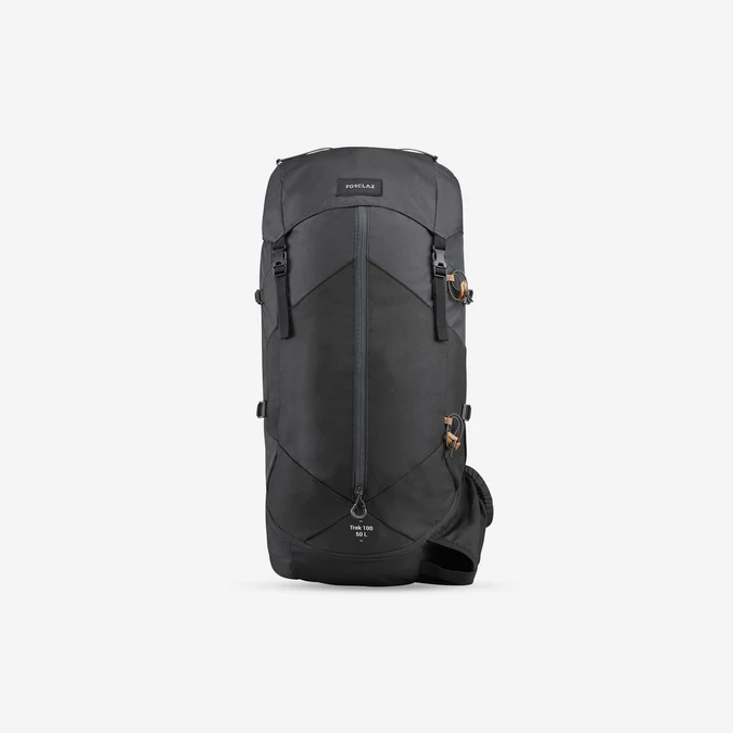 Decathlon Forclaz - Mochila Forclaz MT100 Easyfit de 50 litros para mochileiros (masculina)