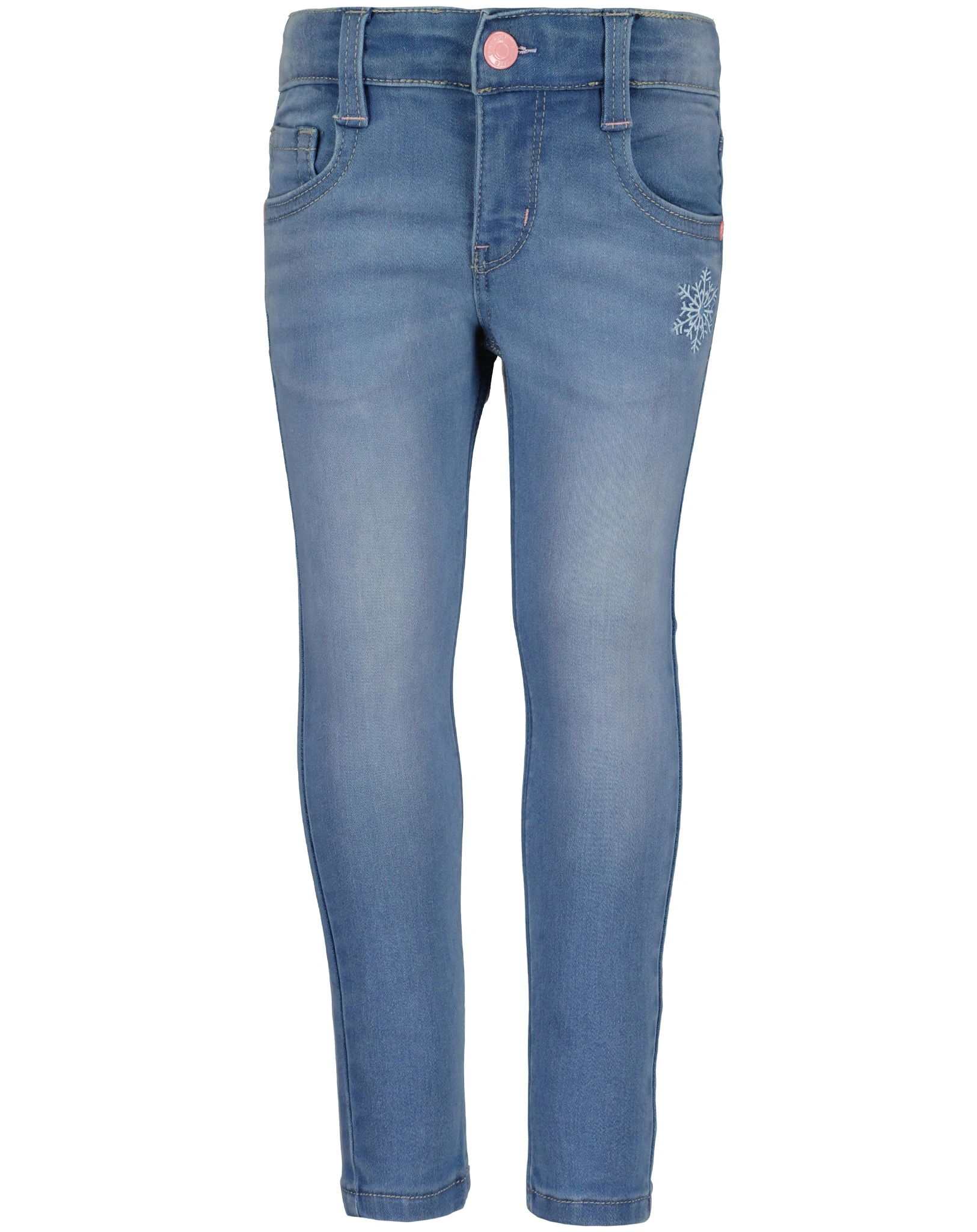 Jeanshose SCHNEEFLOCKE in mittelblau