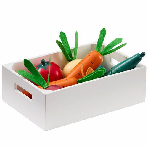 Kids concept kistje met groenten bistro