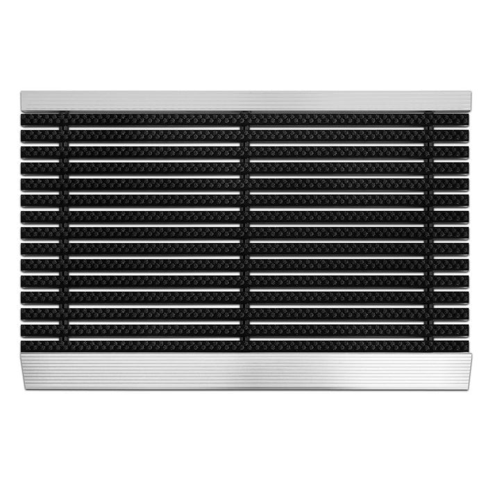 Deurmat - Profi Brush - Vuilvangmat met aluminium frame / Zwart 40 x 60 cm