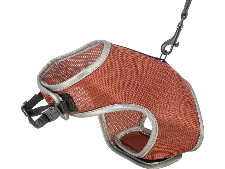 Trixie Soft harness cat, with lead, 24–42 cm, 1.20 m, rust