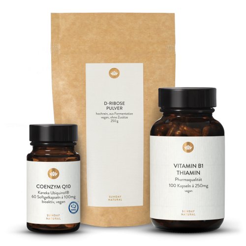 Sunday Natural Products  Coenzym Q10 + B1 + D-Ribose
