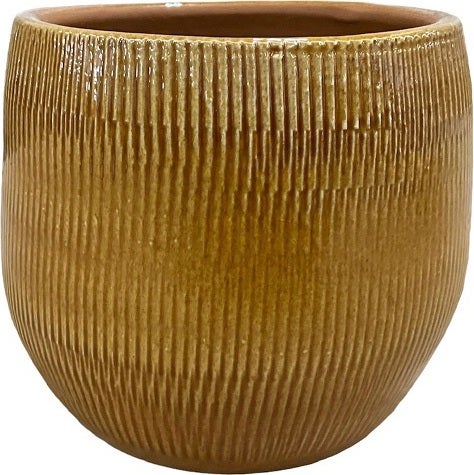 Intatuin bloempot Lee geel D 21 H 19 cm