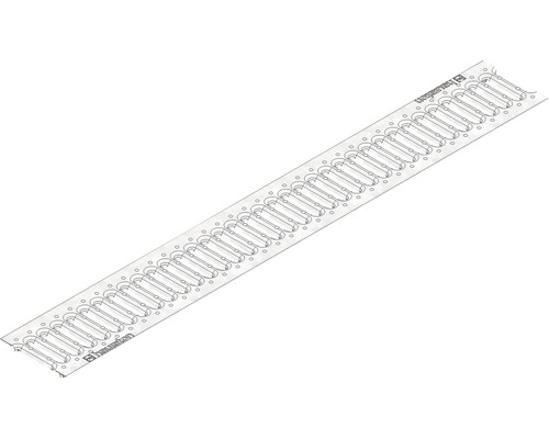 Hauraton Faserfix / Recyfix Standard 100 klemrooster, verzinkt, 1000 mm x 137 mm x 3 mm