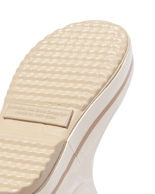 bottes de pluie pour bébé miffy crème