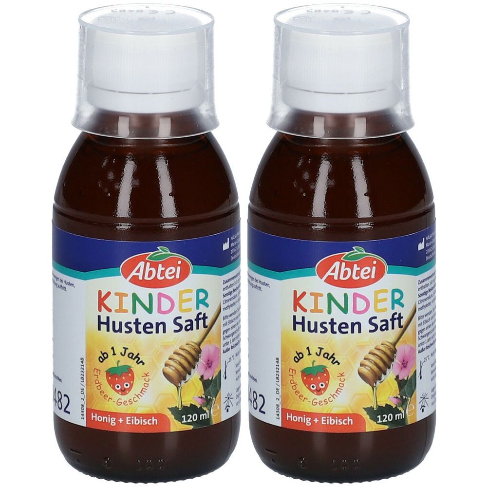 Abtei Kinder Husten Saft Erdbeere