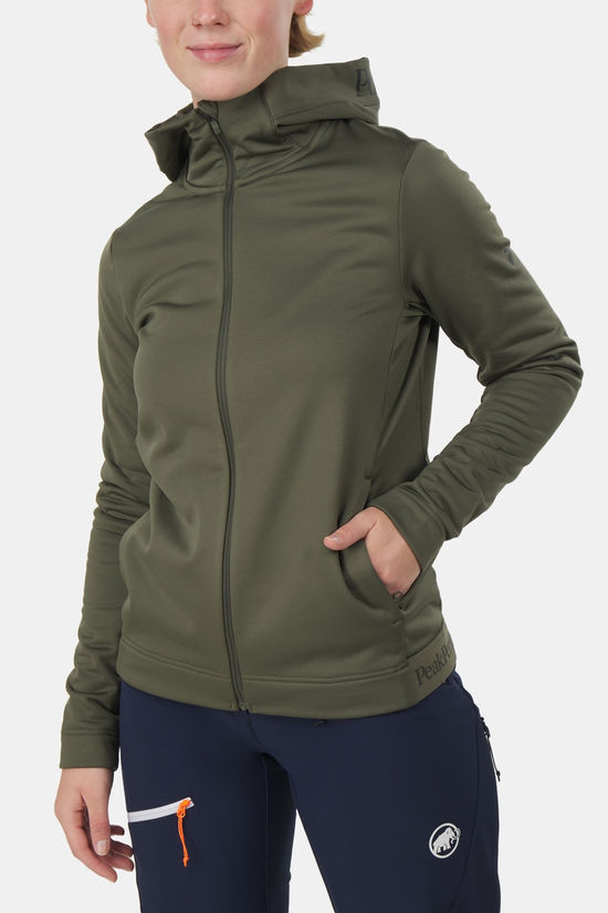 Peak Performance Peak Performance W Rider Tech Zip Hood Fleecevest Dames
