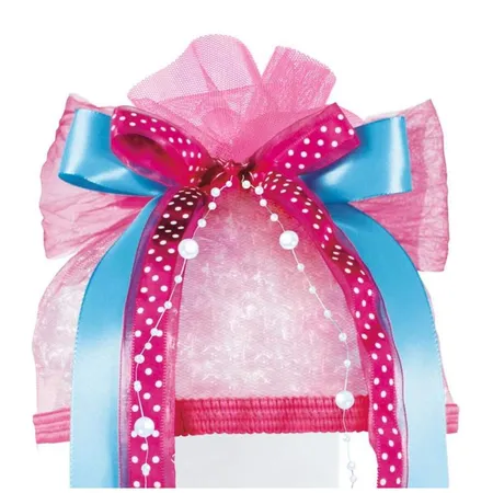 Roth Fertige Schleifen Schleife Pink Dots