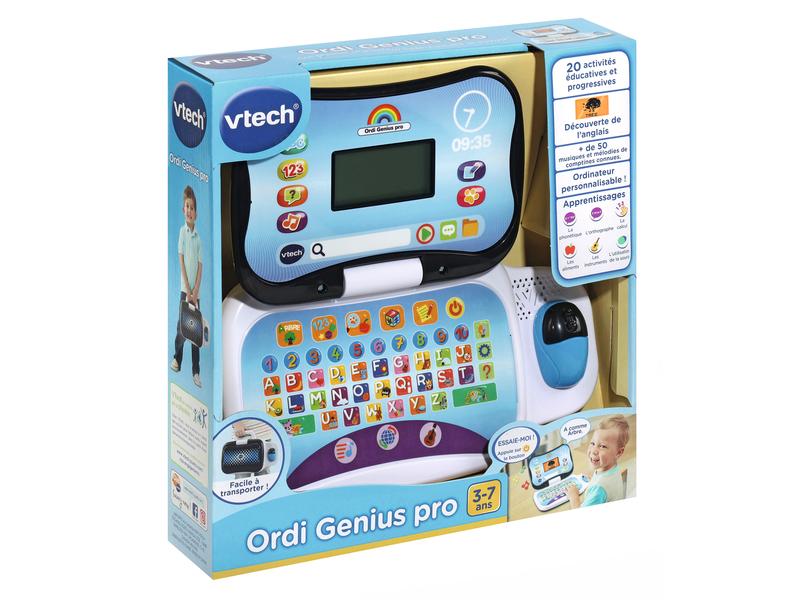 Vtech Ordi Genius pro noir -FR- Schwarz Lerncomputer