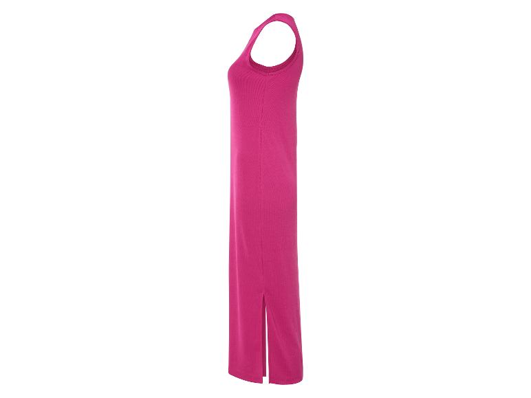 Dames jurk met ribstructuur
