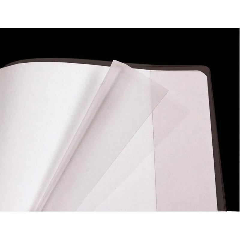 Protège-cahiers cristalux avec rabats marque-pages PVC 22/100ème 17x22 cm - Incolore