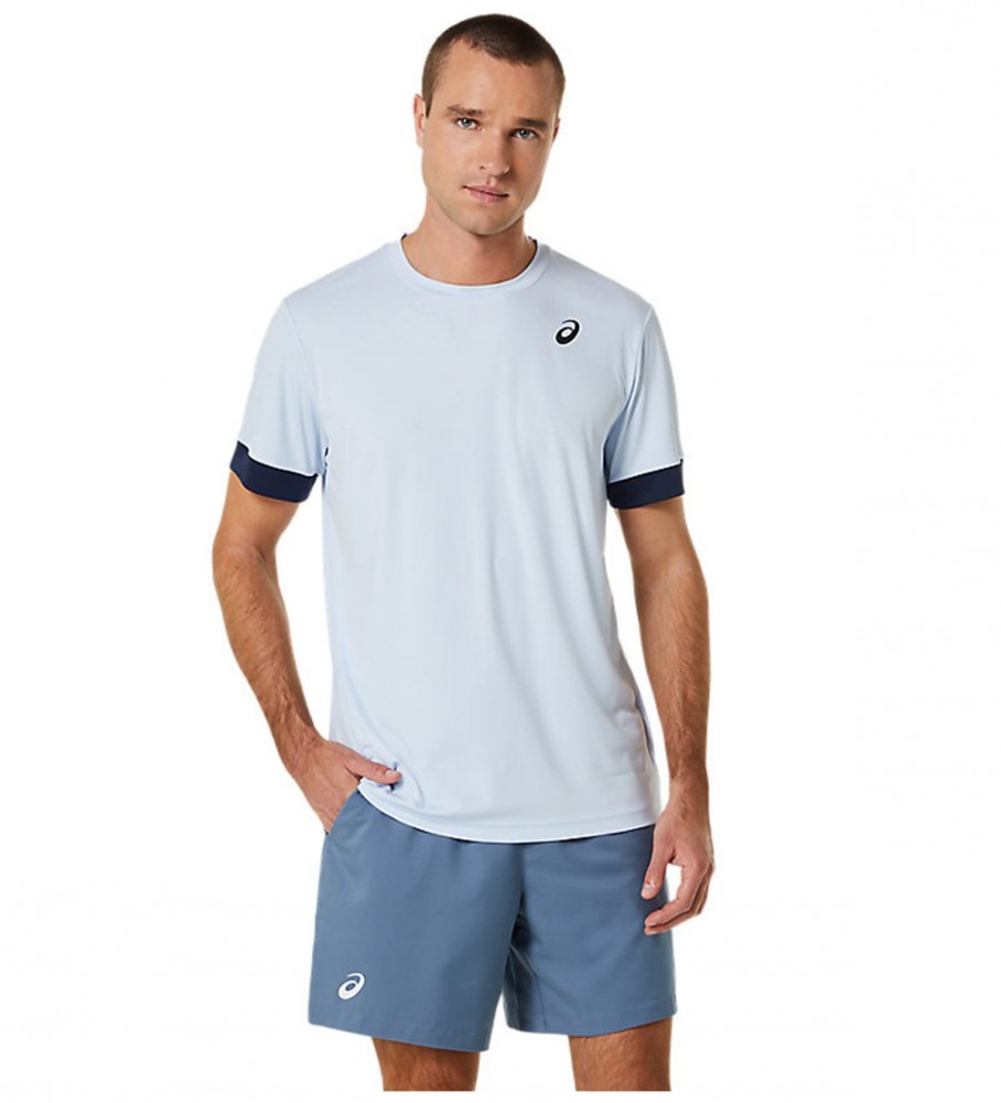 Asics Camiseta Court Ss azul