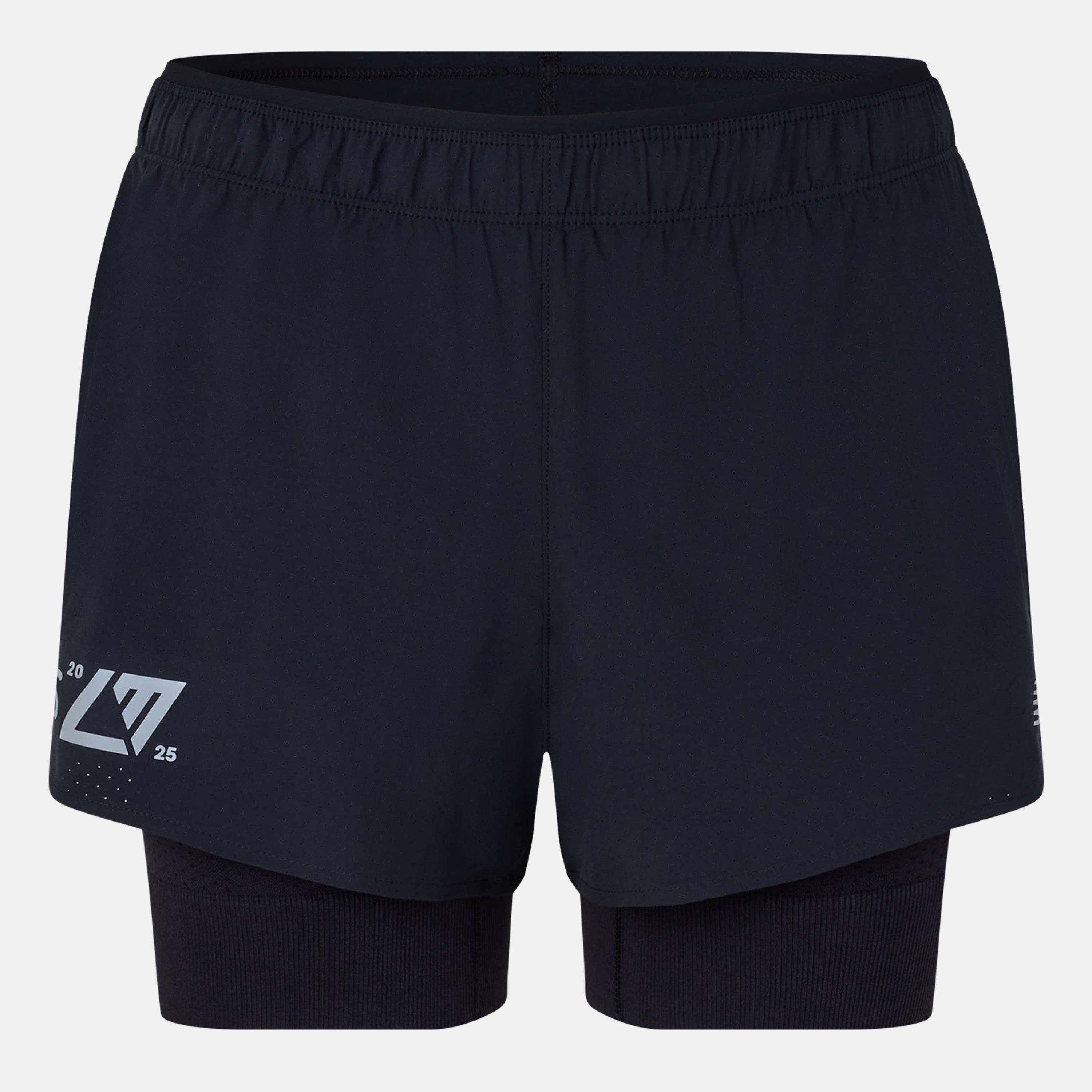 New Balance Rc Sh 3 In Bk Larg Running Short Womens