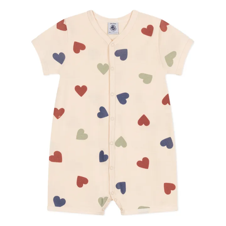 Petit Bateau Pyjama Miloa Coeurs | Vanille