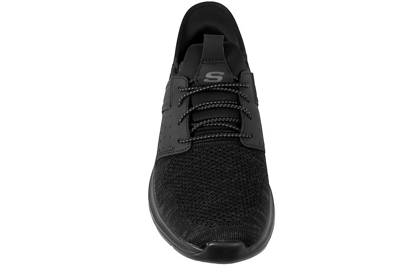 SKECHERS GARNER NEWICK BLACK SLIP-INS SNEAKER