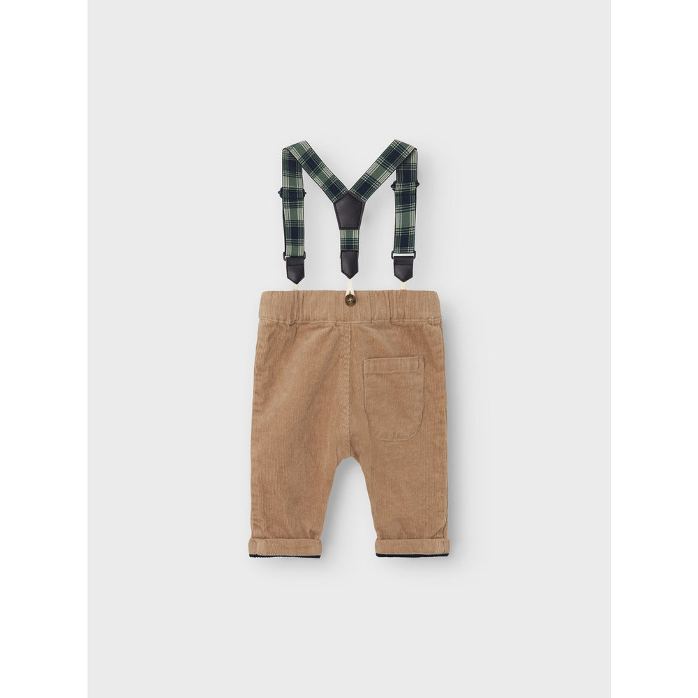 Køb Name It Weathered Teak Ben U Shape Corduroy Bukser