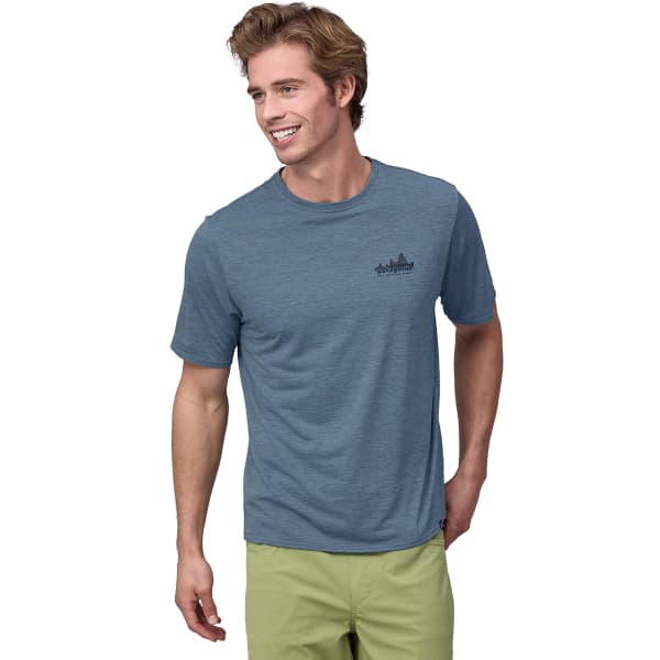 T-shirt randonnée PATAGONIA M'S CAP COOL DAILY GRAPHIC SHIRT ' '73 SKYLINE: UTILITY BLUE X-DYE