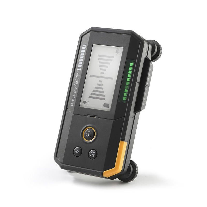 Toughbuilt 360° roterende laserwaterpaskit + laserontvanger Groen