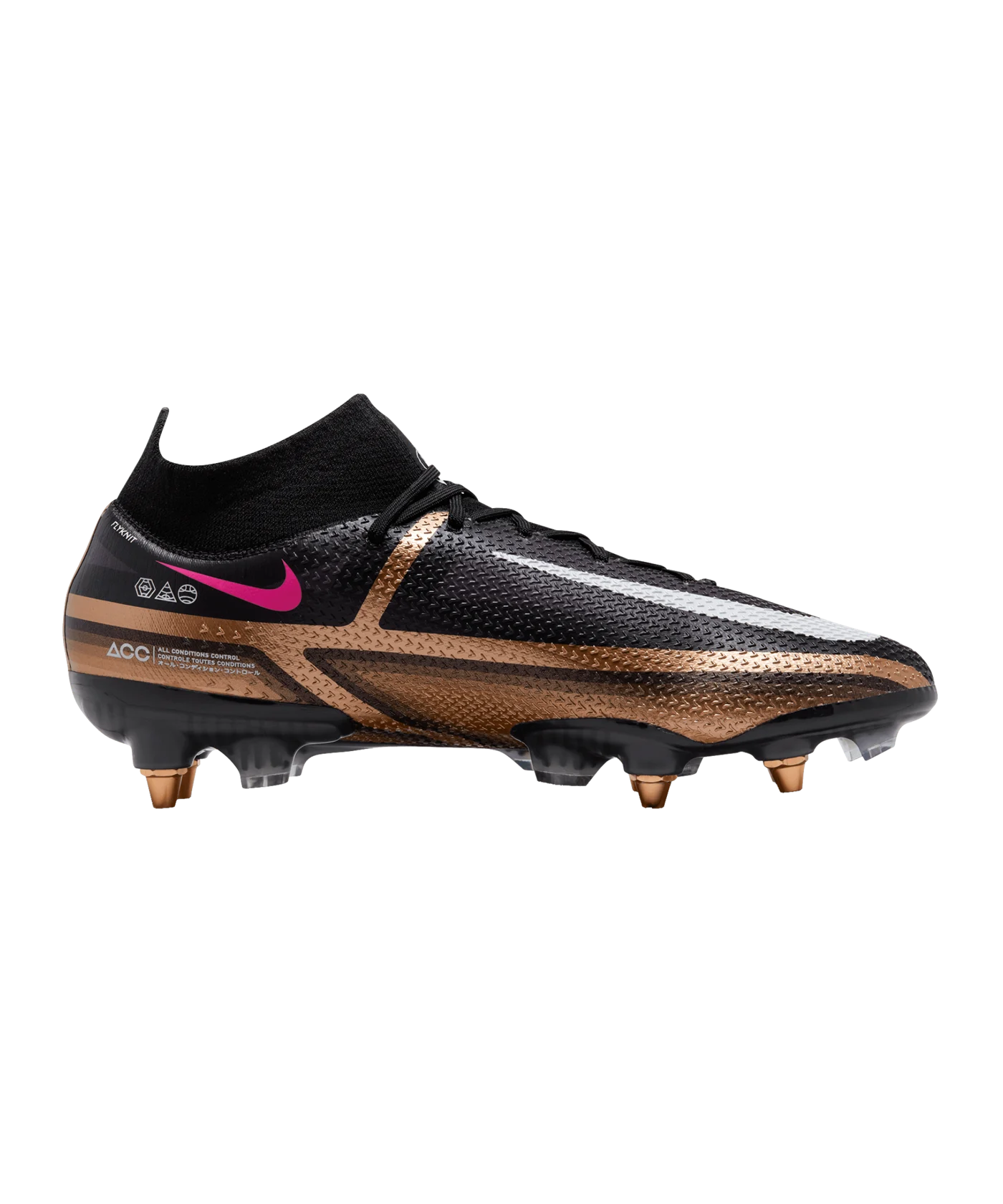 Nike Phantom GT2 Elite DF SG-Pro AC Generation Gold Schwarz F810