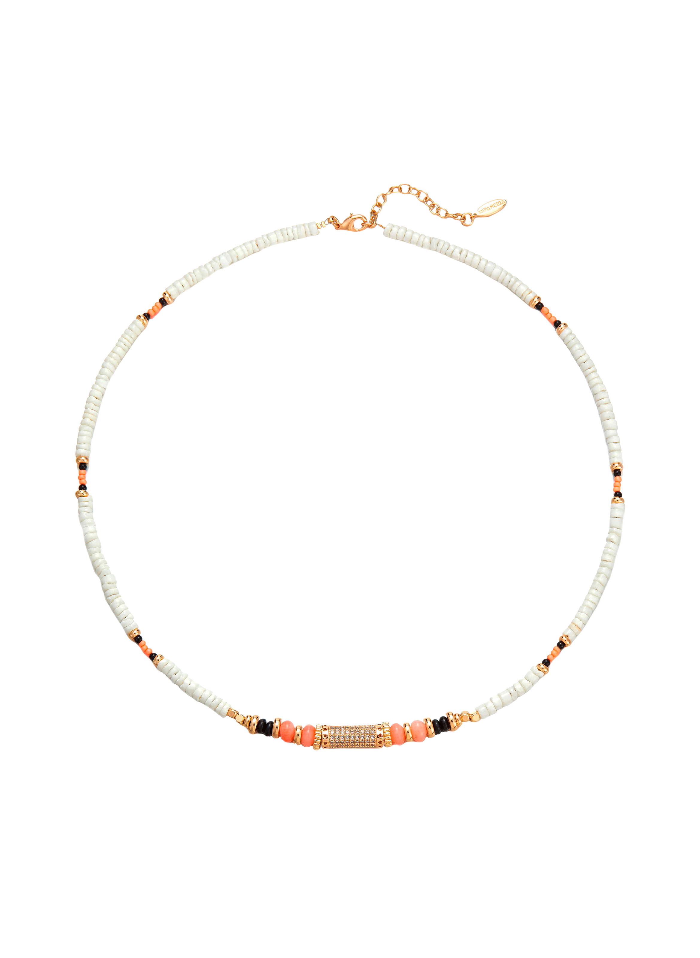 BOUHOU - Collier en perles | Blanc