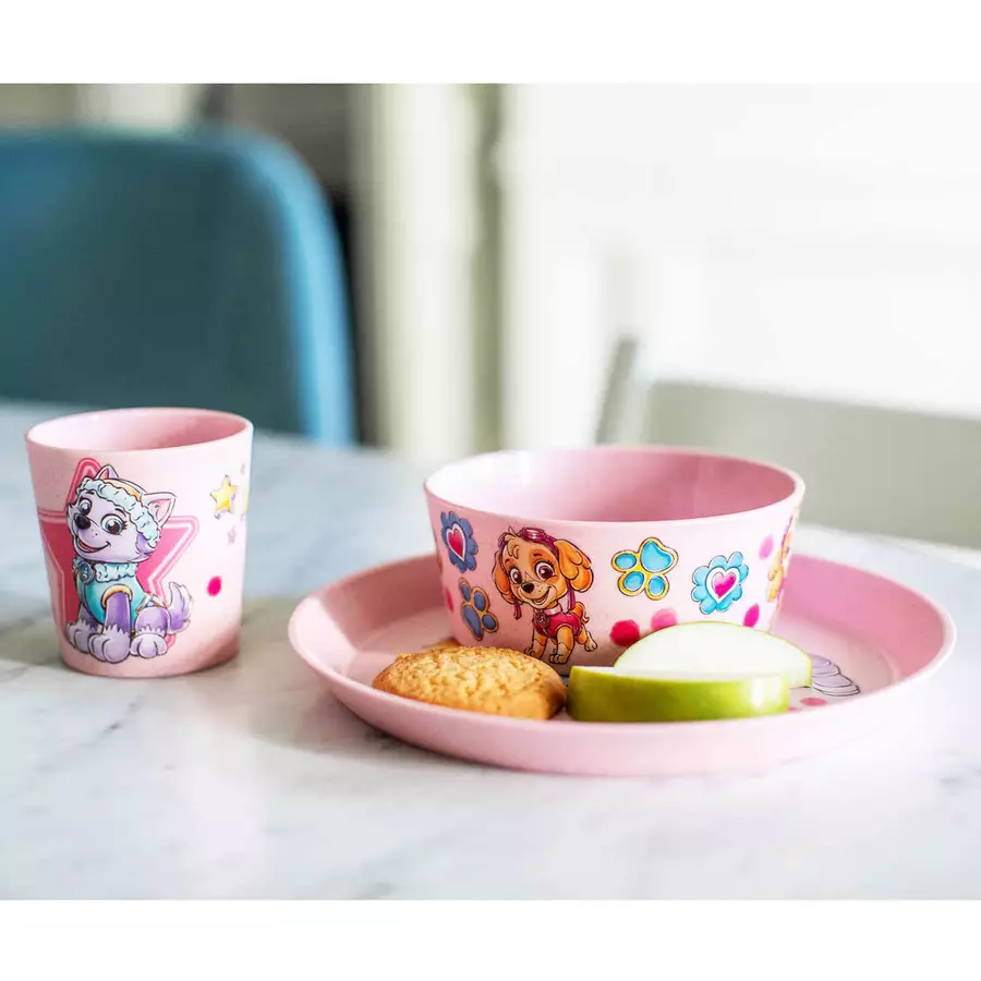 Koziol Kindergeschirrset Connect 3er Set pink