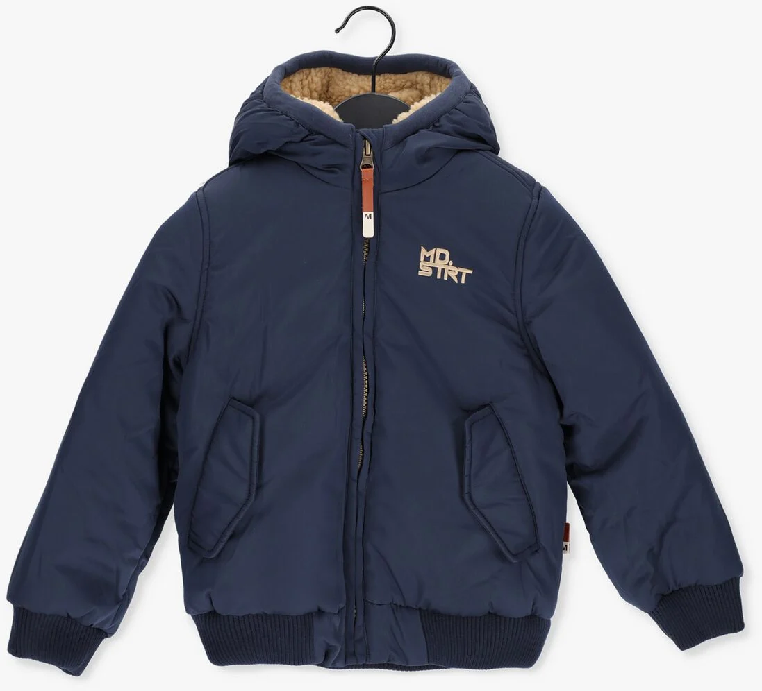MOODSTREET blauwe moodstreet gewatteerde jas m207-6227