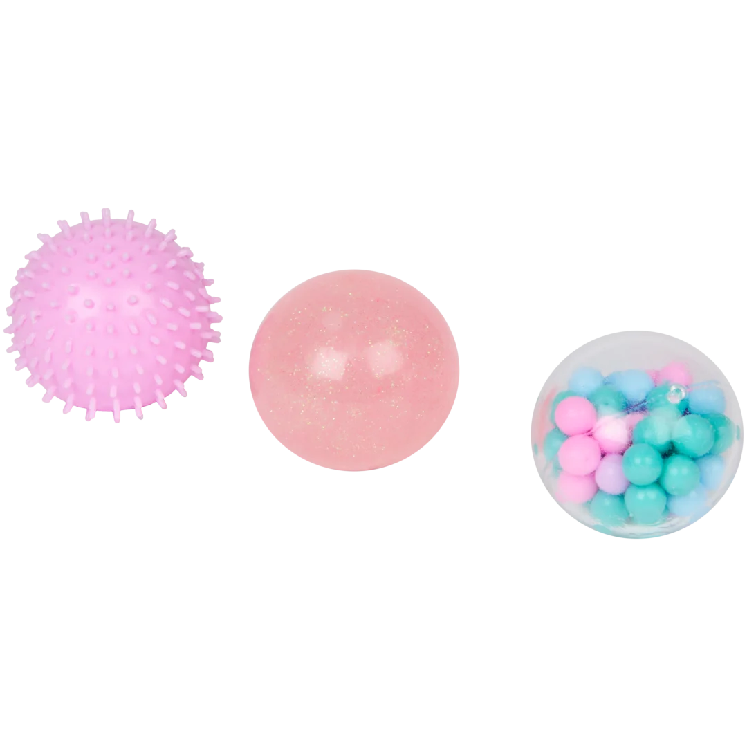 Knijpballen 3 stuks | diverse kleuren