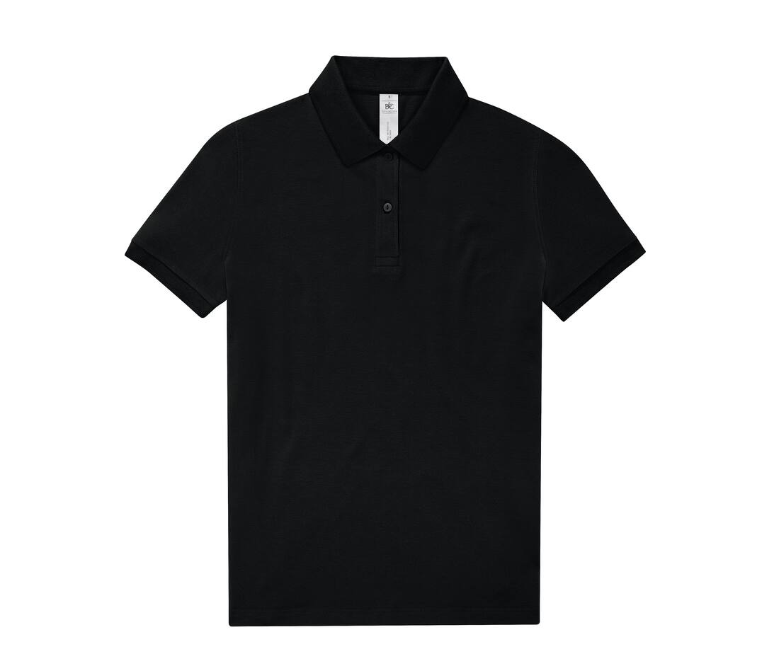 B&C BCW461 - Polo Femme Élégant en Coton Pré-Rétréci