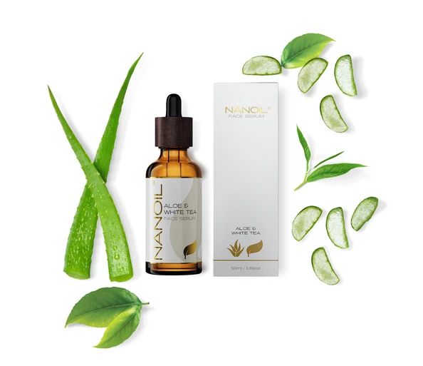 NANOIL Aloe & White Tea Face Serum Gesichtsserum
